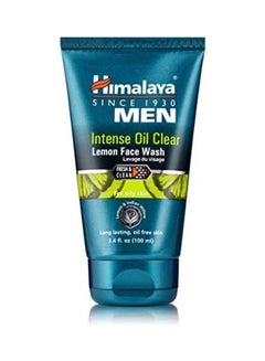 Men's Intense Oil Clear Lemon Face Wash Blue 100ml