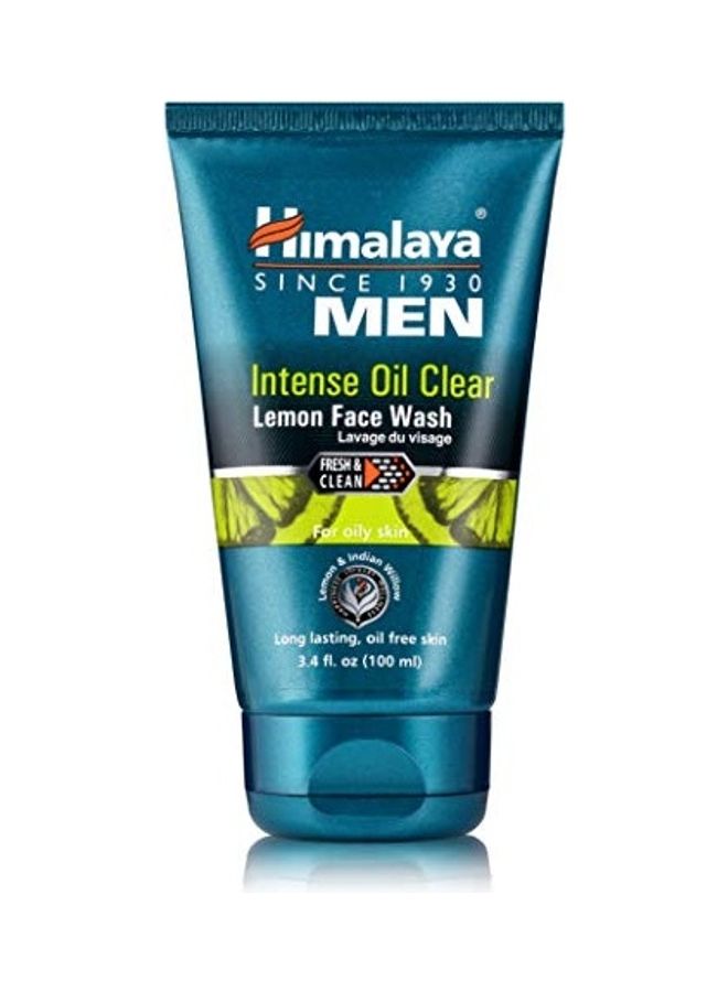 Himalaya - Men's Intense Oil Clear Lemon Face Wash Blue 100ml - Image 1