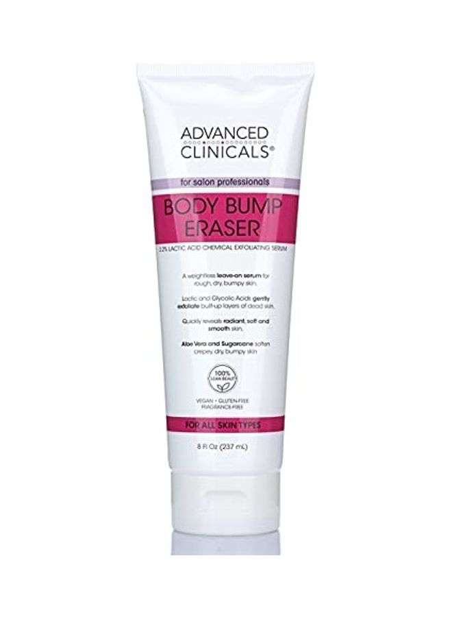 Advanced Clinicals Body Scrub Exfoliator for Softer Complexion and Keratosis Pilaris Skin Care White  - Image 1