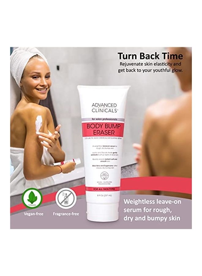 Advanced Clinicals Body Scrub Exfoliator for Softer Complexion and Keratosis Pilaris Skin Care White  - Image 4