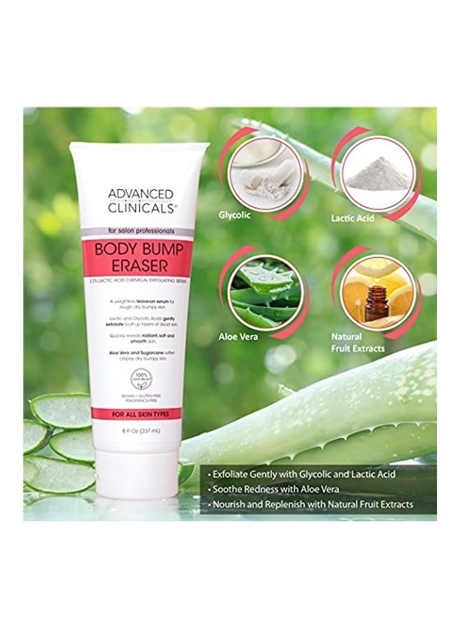 Advanced Clinicals Body Scrub Exfoliator for Softer Complexion and Keratosis Pilaris Skin Care White  - Image 5
