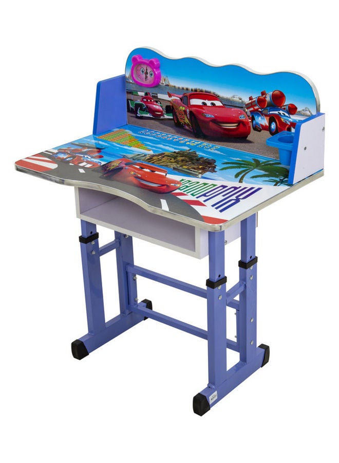 Home Style - Buzz Kids Writing Desk And Chair With Clock Blue 70X45X61cm - Image 1