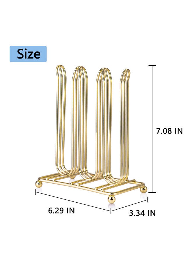 ONE TO FOUR - 30 Coffee Capsule Holder Pod Stand Rack Gold 6.3X3.7X7.9  inchinch - Image 1