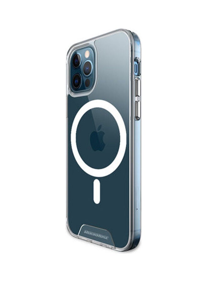 روكروز TPU + PC Back Case
MagSafe Compatible 
 For iPhone 12 & 12 Pro Clear 