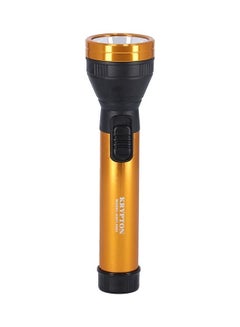 KRYPTON Attractive Rechargeable Flashlight Gold/Black 15 X 5 X 5cm  - Image 1