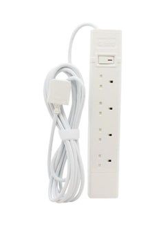 4-Socket Extension Cord White 5meter - v1630350844/N50577801A_1