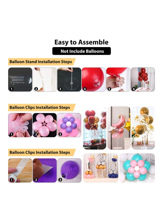 ONE TO FOUR - 4-Piece Balloon Stand Kit - Image 1
