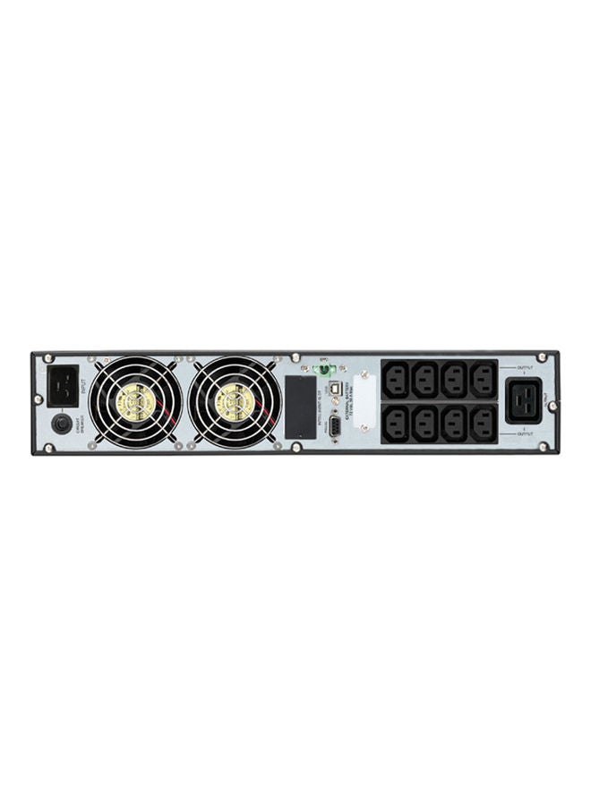 TECNOWARE - UPS EVO DSP PLUS 3600 Uninterruptible Power Supply with 8 IEC Outputs Black - Image 1