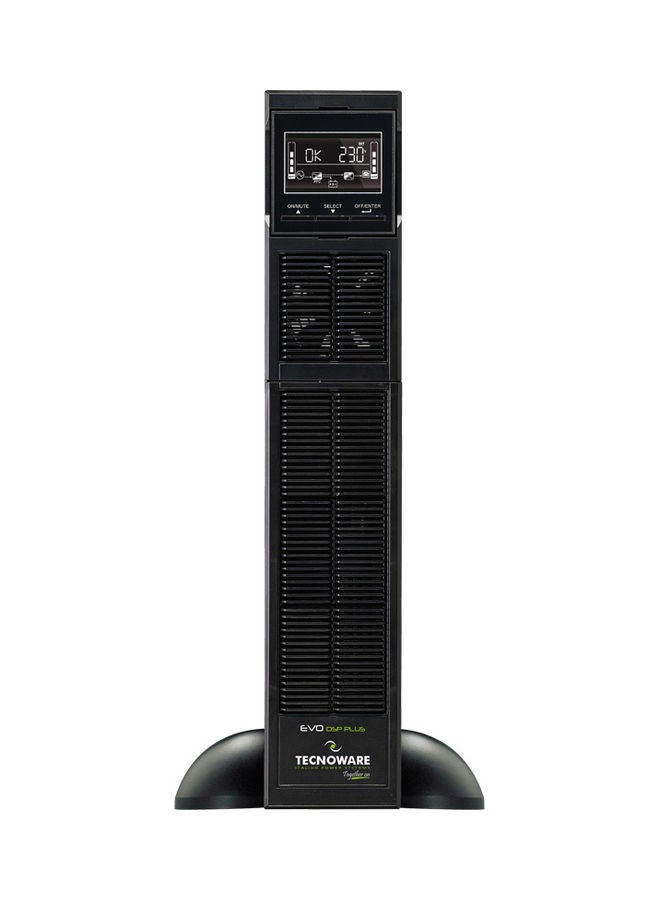 TECNOWARE - UPS EVO DSP PLUS 3600 Uninterruptible Power Supply with 8 IEC Outputs Black - Image 1