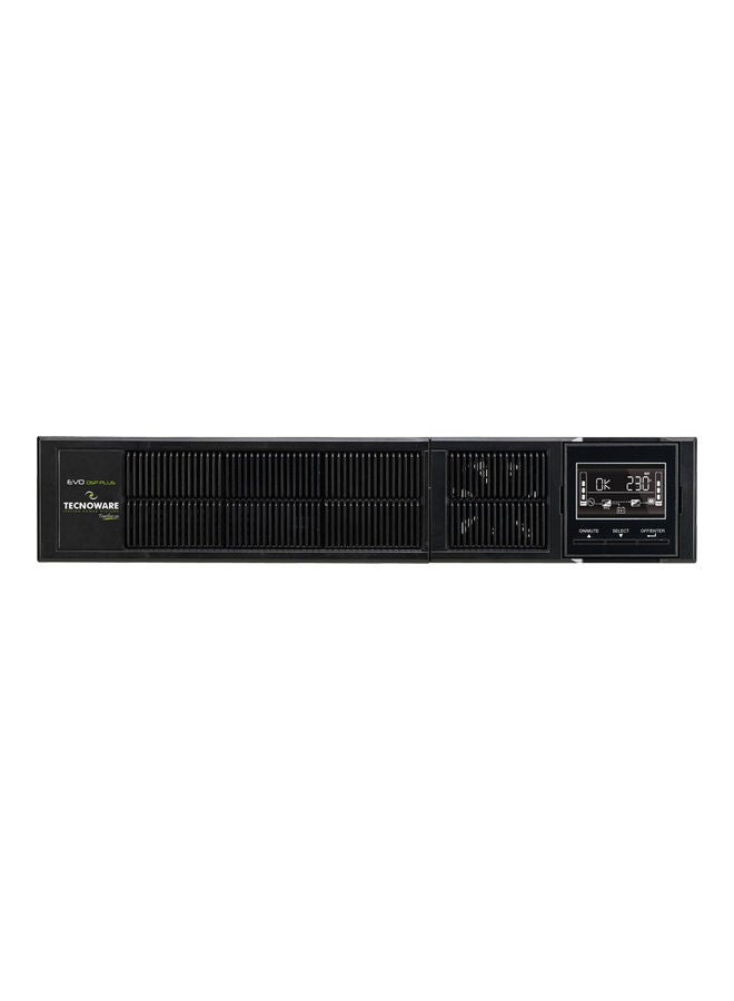 TECNOWARE - UPS EVO DSP PLUS 3600 Uninterruptible Power Supply with 8 IEC Outputs Black - Image 1
