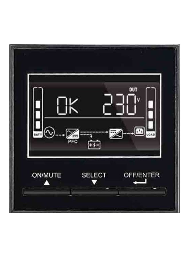 TECNOWARE - UPS EVO DSP PLUS 3600 Uninterruptible Power Supply with 8 IEC Outputs Black - Image 1