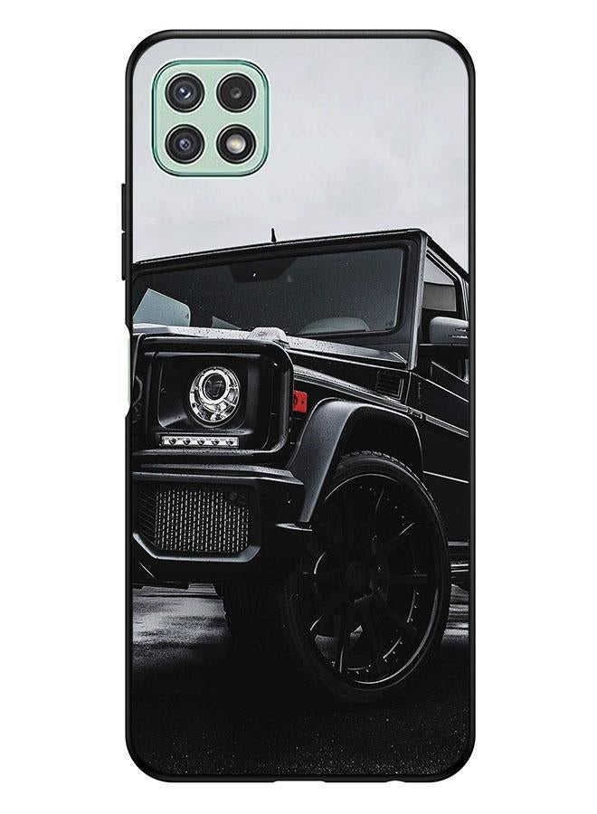Covernex Black Jeep Printed Protective Case Cover For Samsung Galaxy A22 5G Multicolour - Image 1