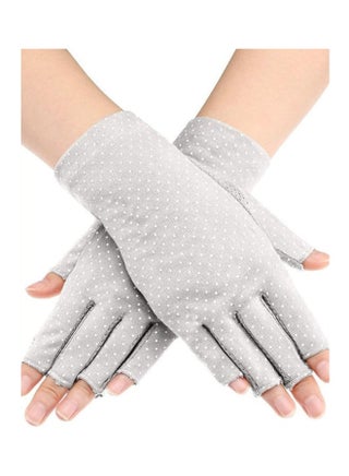 Pair Of Casual Printed Gloves Grey - v1630381750/N48096372V_1