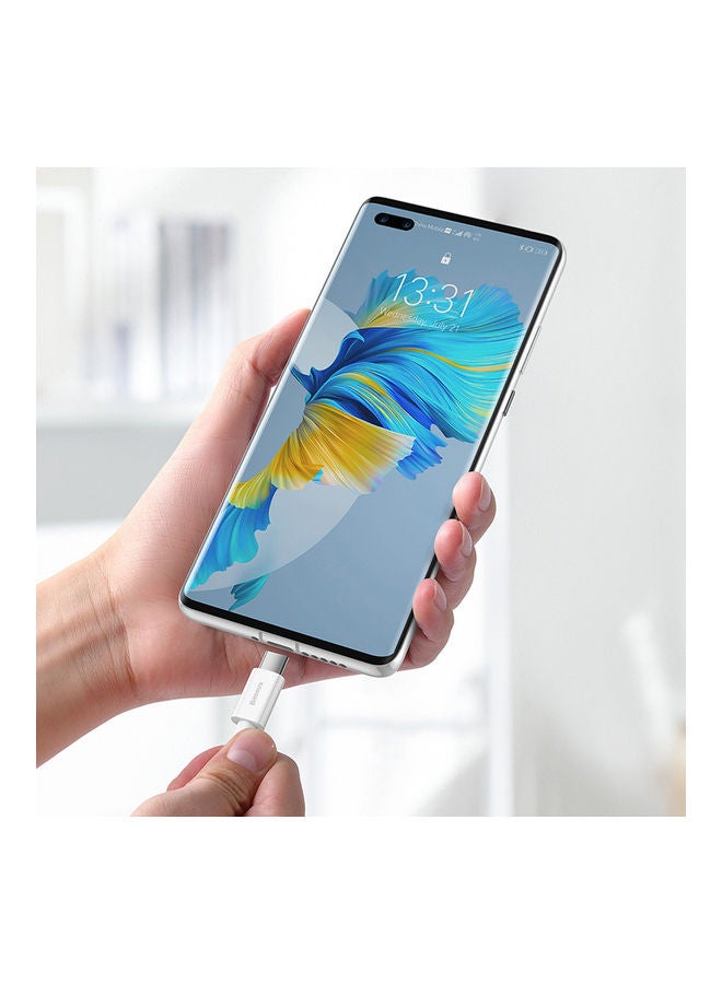 Baseus 66W USB C Cable Superior Series USB A to Type C Data Cable Compatible for Samsung Galaxy, Nintendo Switch, Huawei Mate Book X Pro iPad mini 6 etc. 2 Meter White  - Image 5