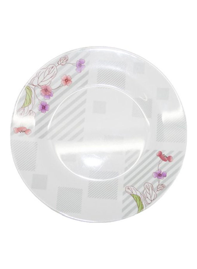 Royalford Attractive Round Plate White 16x16x3cm 