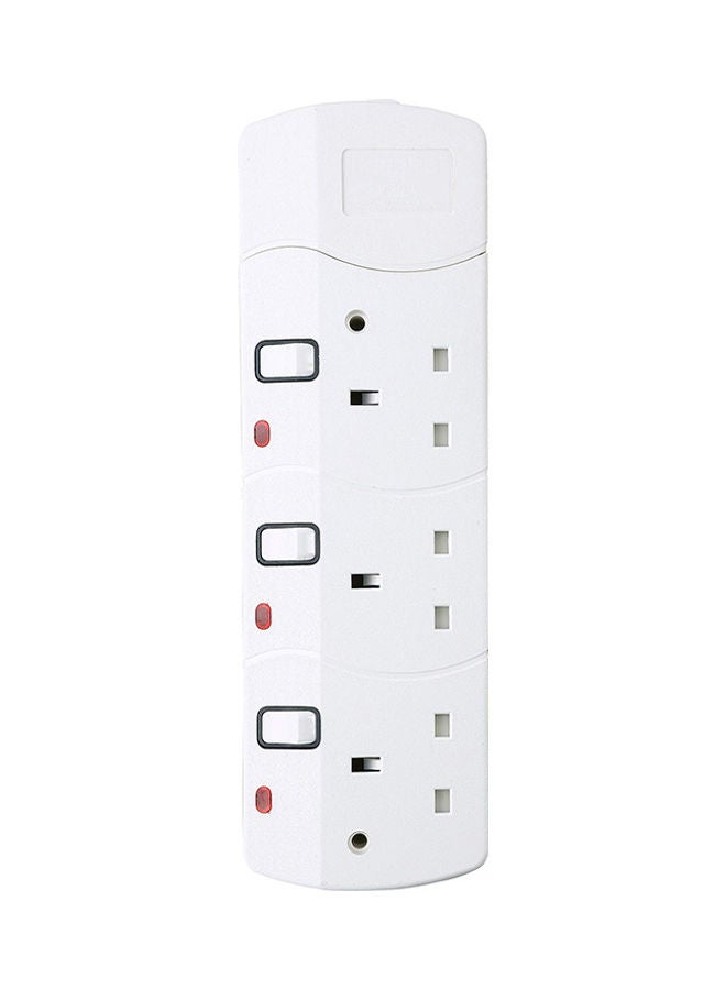 GEEPAS Attractive Portable Multi Socket White 15x10x3cm - Image 2