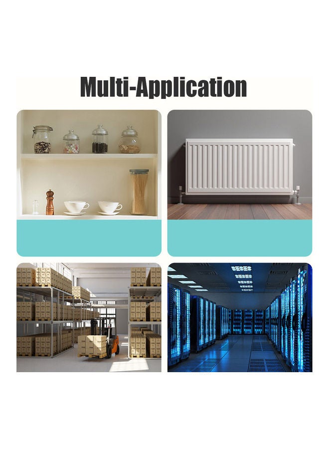 Water Drip Leak Detector Sensor With Bluetooth Mesh Gateway And Alarm White 7x5x7cm