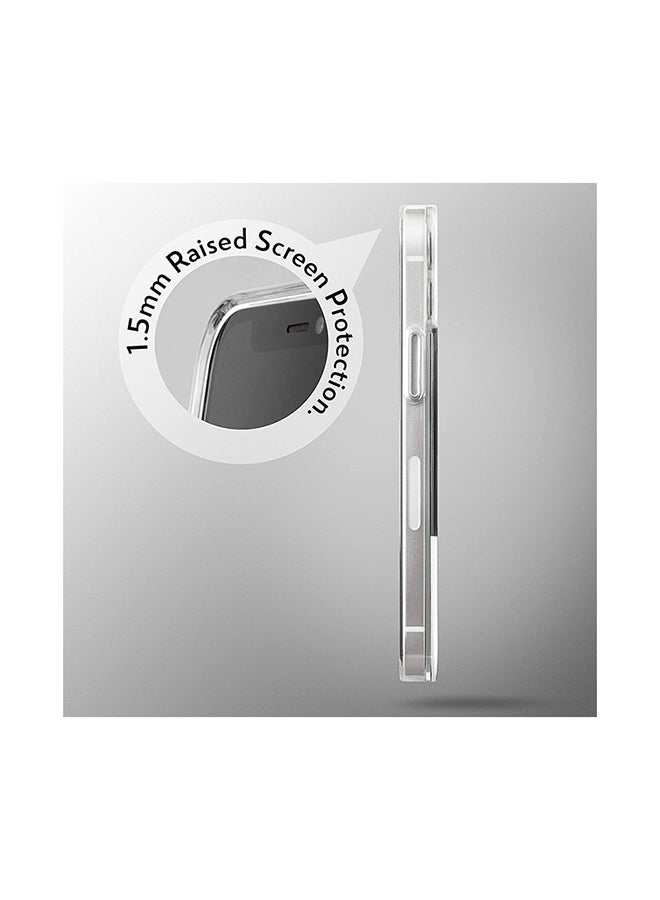 Theodor Full Body Protection with Raised Bezel Flowing Glitter Sand Liquid Case for iPhone 12 Pro Max Blue - Image 3