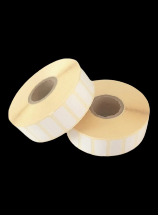 POSTECH Pack Of 2 Thermal Barcode Labels Roll White/Yellow - Image 1