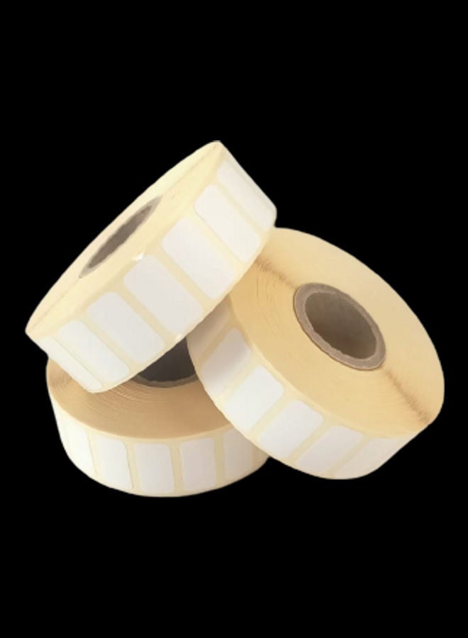 POSTECH Pack Of 3 Thermal Barcode Labels Roll White/Yellow