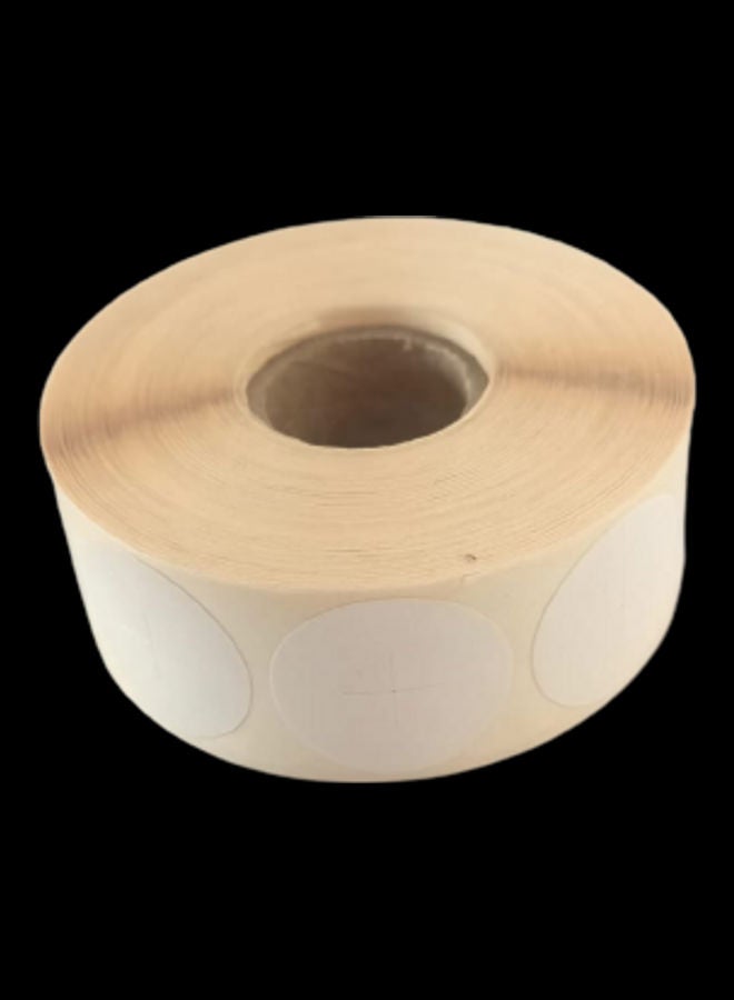 Thermal Barcode Labels Roll White/Yellow