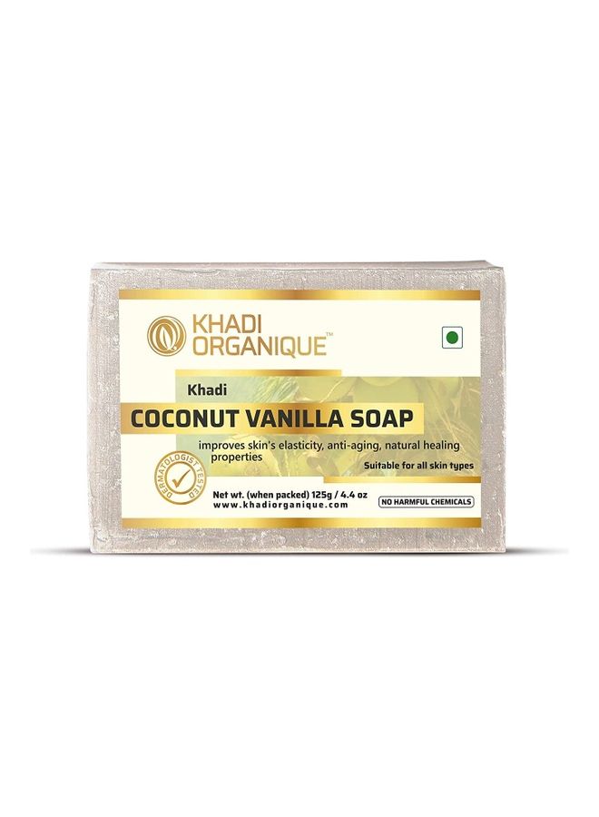 كادي أورجانيك صابون بخلاصة الفانيليا وجوز الهند أبيض 125جرام - Image 1
