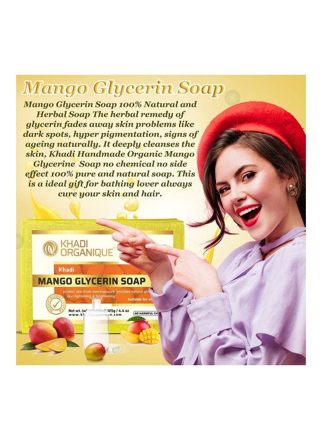 كادي أورجانيك صابون بالمانجو والجلسرين. أصفر. 125جرام - Image 2