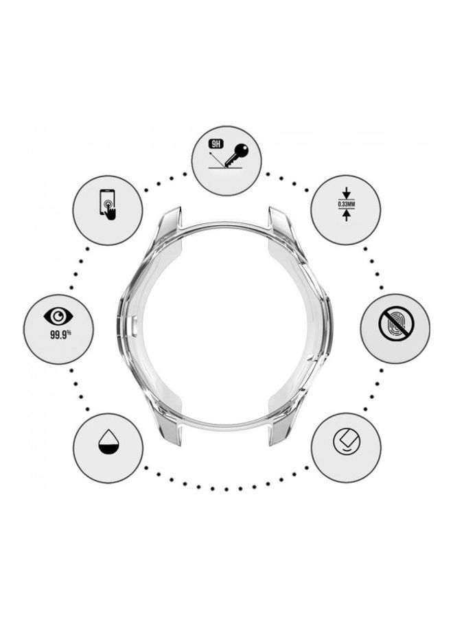 MARGOUN Protective Shockproof Case Cover For Samsung Gear S3 Frontier/S3 Classic Watch 46mm Clear - Image 5