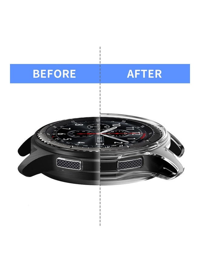 MARGOUN Protective Shockproof Case Cover For Samsung Gear S3 Frontier/S3 Classic Watch 46mm Clear - Image 3