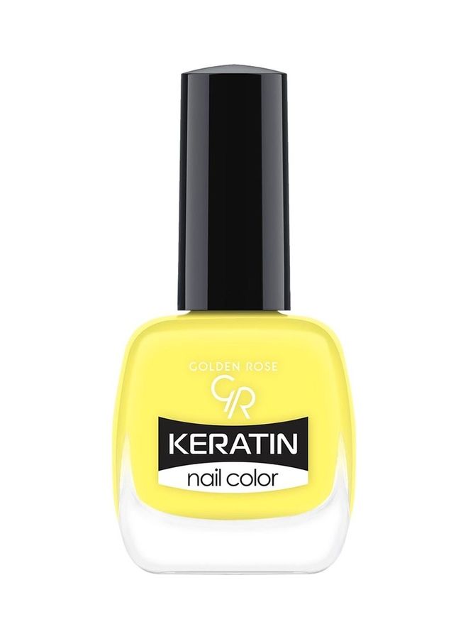 جولدن روز طلاء أظافر غني بالكيراتين أصفر 77