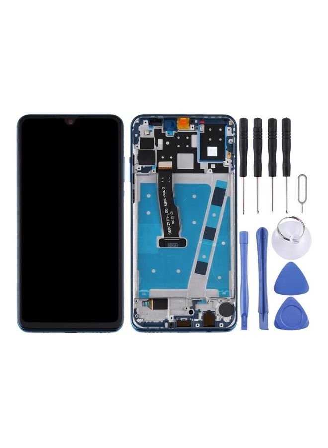 بي جي إم طقم تركيب كامل لشاشة LCD والمحول الرقمي لهاتف هواوي P30 لايت أسود/أزرق - Image 2