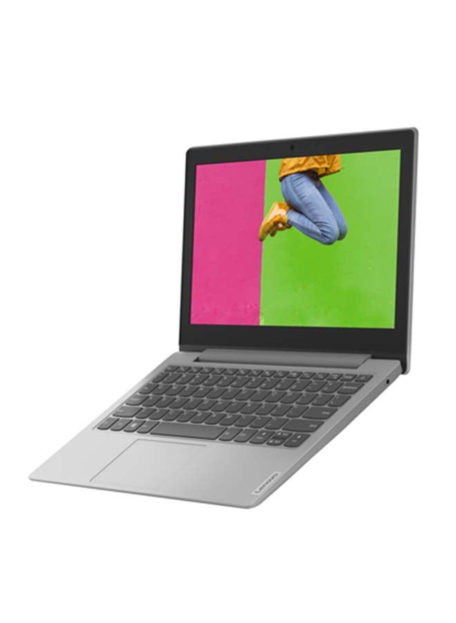 Lenovo - IdeaPad 1 11IGL05 With 11.6-Inch HD Display, Intel Celeron N4020 Processor/4GB RAM/128GB SSD/DOS(Without Windows)/Intel UHD Graphics 600 English/Arabic Platinum Grey - Image 1