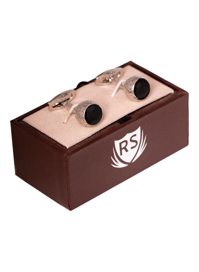 آر إس زوج من أزرار أكمام القمصان بتصميم كاجوال أنيق - Image 2