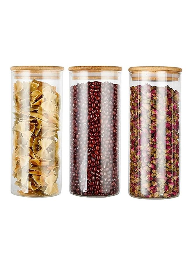 Glass Food Storage Jars Clear 950ml - v1630402420/N50583041A_1