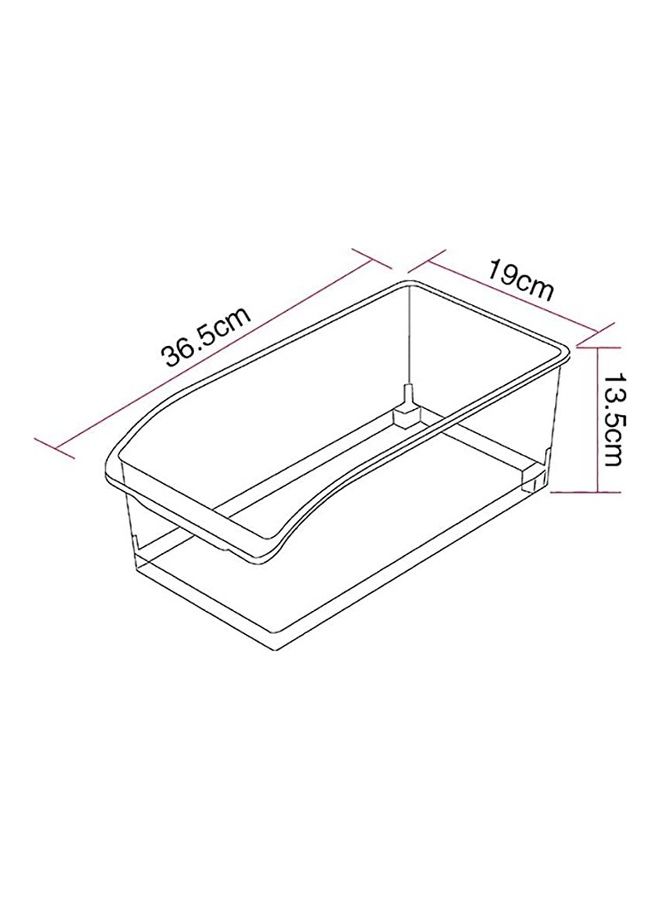 بي جي إم علبة تخزين بدون غطاء شفاف 6لترات - Image 3