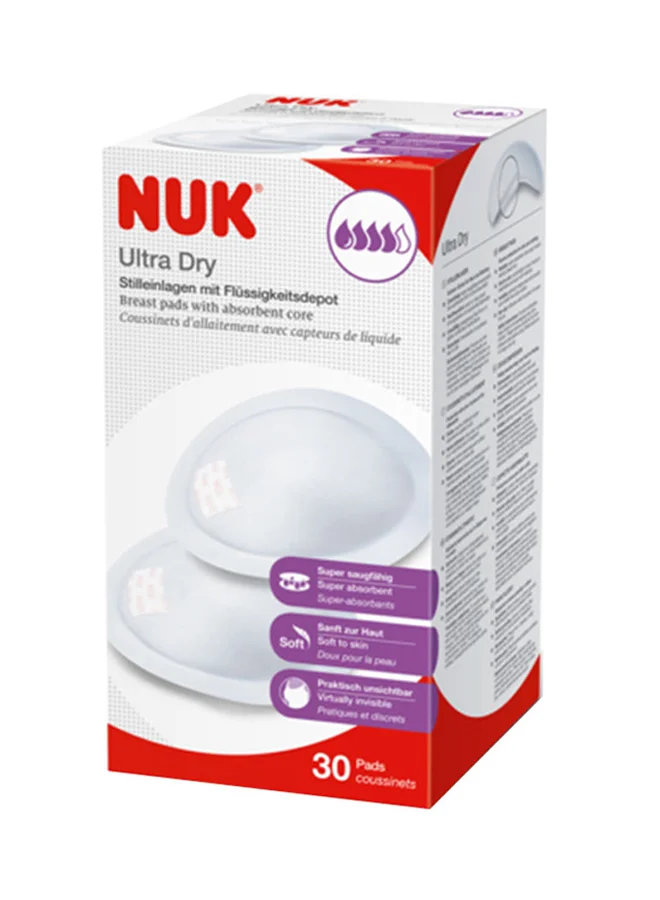 NUK 30 Pieces Ultra Dry Comfort Breast Pads