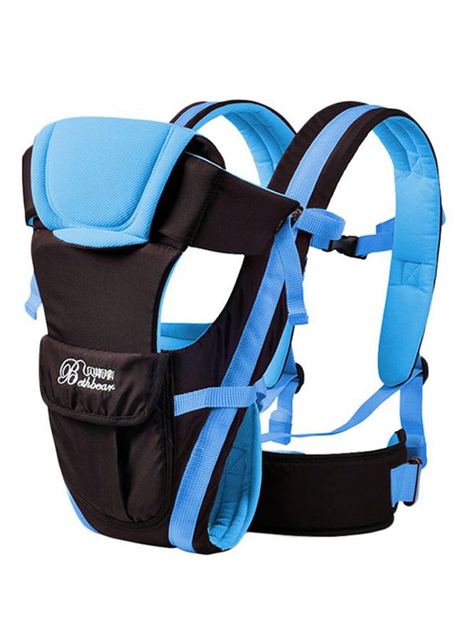 Bethbear - Shoulder Baby Carrier-	Blue/Black - Image 1
