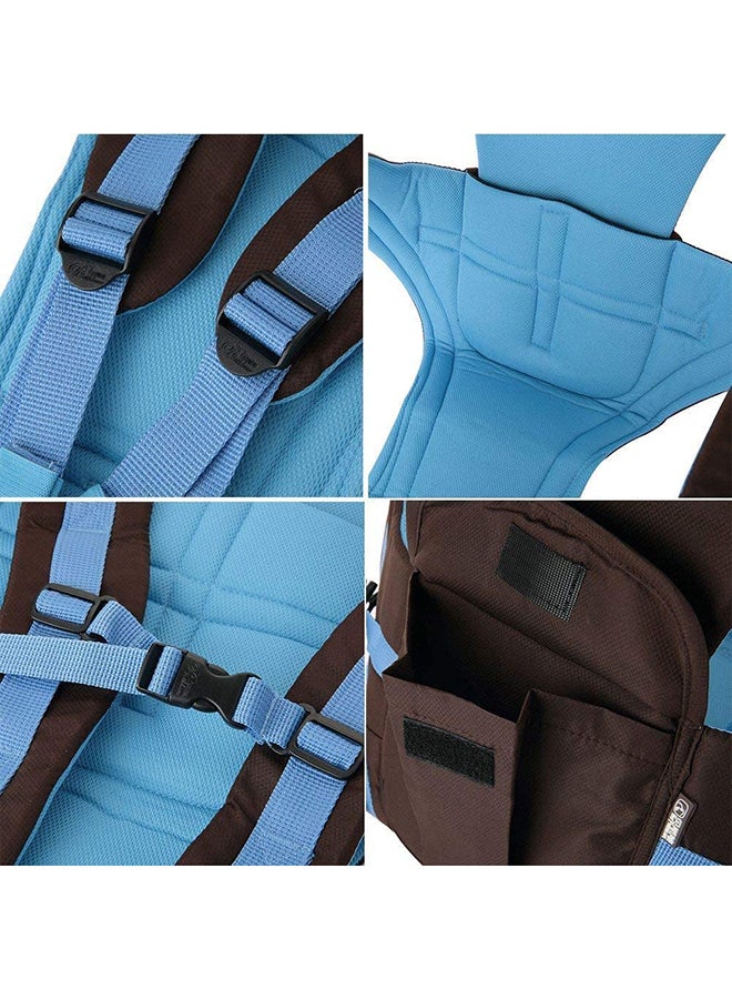 Bethbear - Shoulder Baby Carrier-	Blue/Black - Image 1
