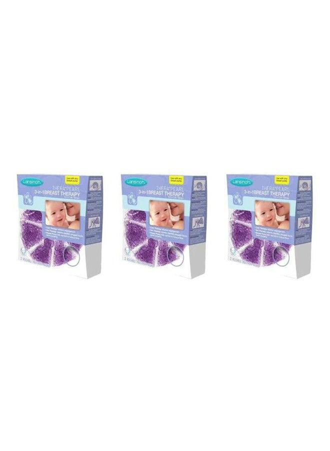 Lansinoh Pack Of 3 TheraPearl 2-In-1 Breast Therapy Pad Set - Image 1
