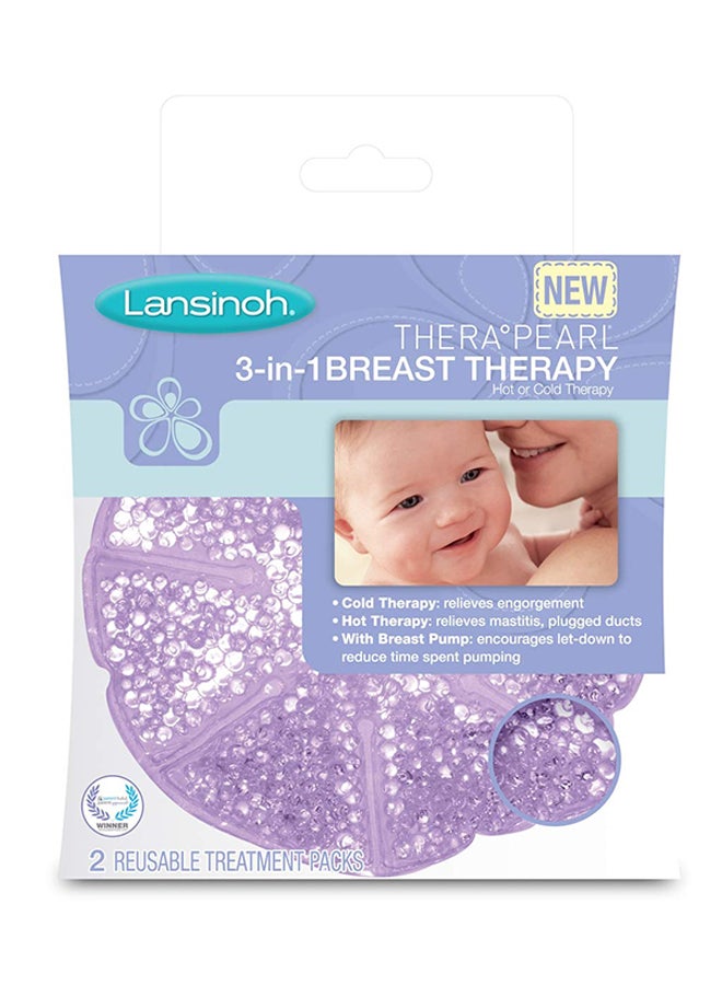 Lansinoh Pack Of 3 TheraPearl 2-In-1 Breast Therapy Pad Set - Image 3