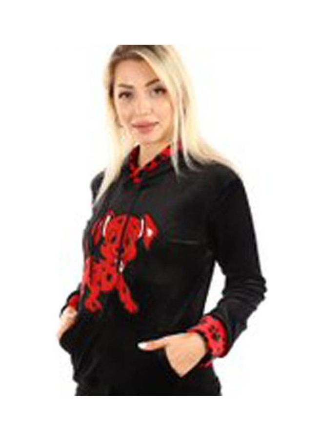 Caesar - Velvet Training Suit Red - Image 1