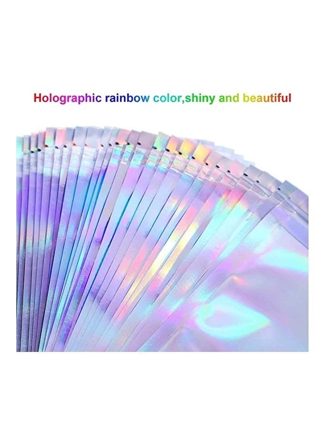 BGM - 100-Piece Food Storage Bags Multicolour 13x8.5cm - Image 1