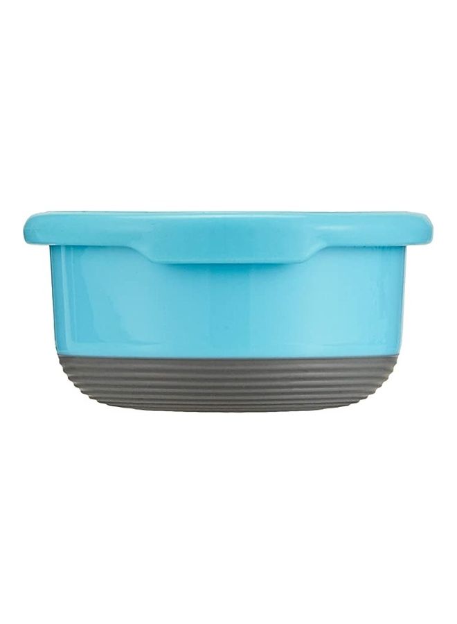 BGM Round Food Container Blue/Grey 220ml - Image 3