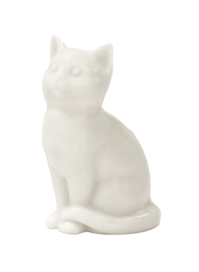 La Maison du Savon de Marseille Fancy Cat Shaped Soap White 26grams 