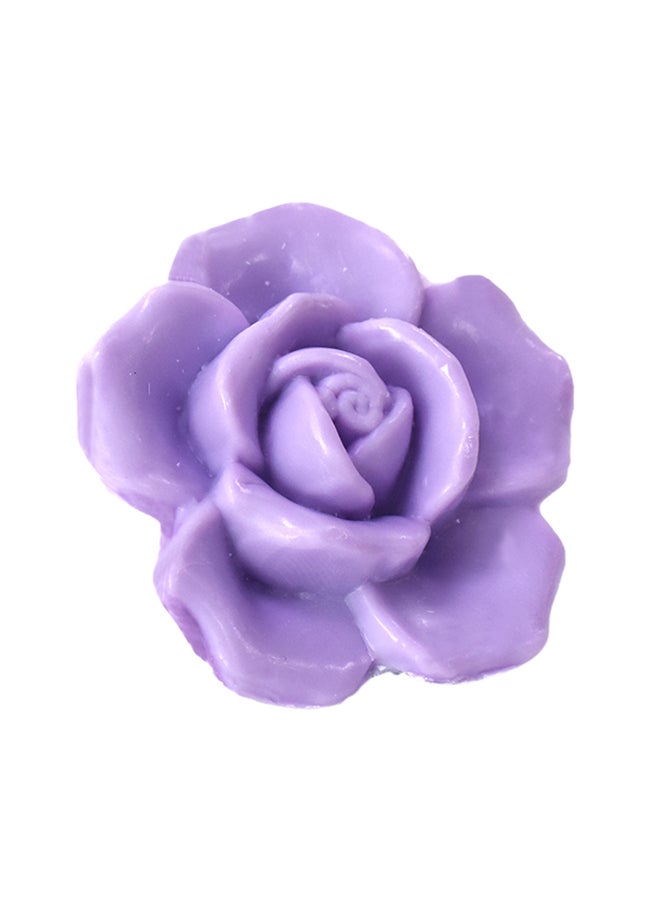 Fancy Rose Shaped Soap Purple 30grams