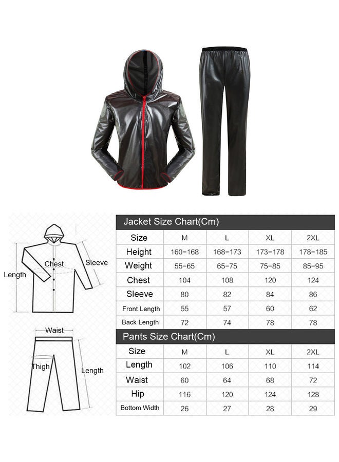Generic Cycling Raincoat Jacket XXL  - Image 3
