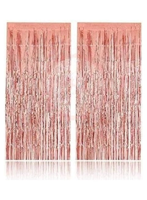 2-Pieces Tassel Curtain Set 100.5x249.5cm