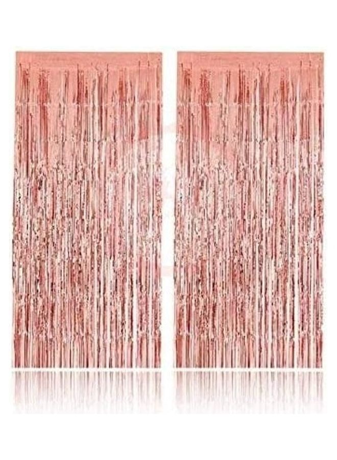 2-Pieces Tassel Curtain Set 100.5x249.5cm