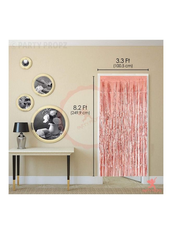2-Pieces Tassel Curtain Set 100.5x249.5cm