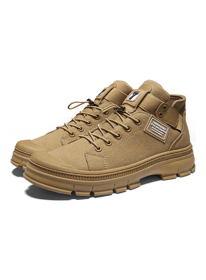 Stylish Casual Boots Khaki  - Image 1